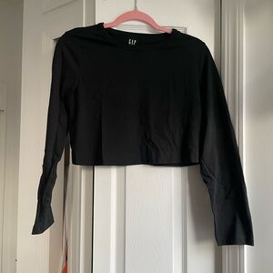 GAP Cotton cropped long sleeve Tee